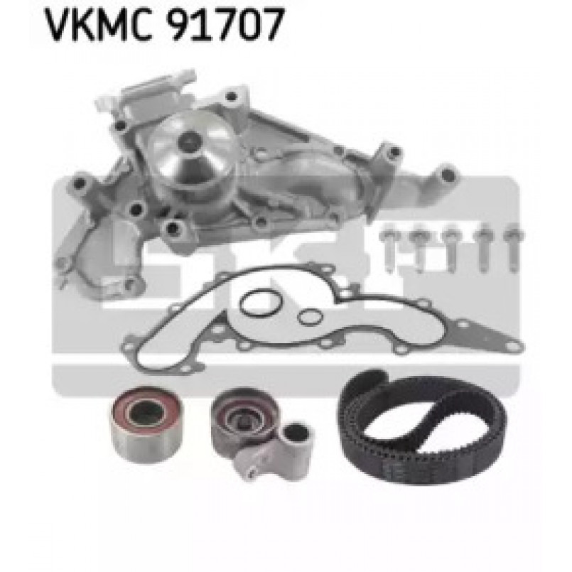 VKMC 91707 SKF - Насос охолоджуючої рідини + комплект зубчатого ремня